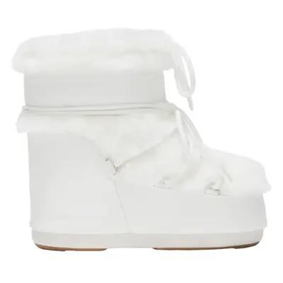 Moon Boot sněhule Icon Low Faux Fur white