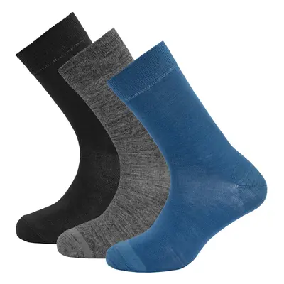 Devold ponožky Daily Merino Light Sock 3Pk flood mix