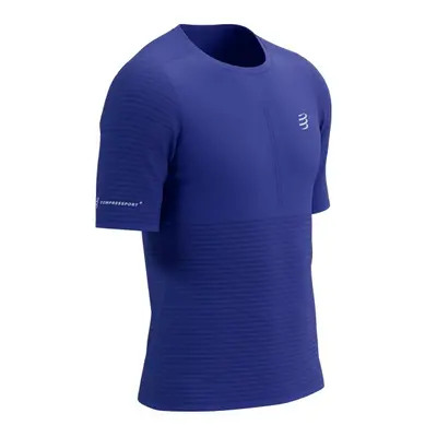 Compressport tričko Pro Racing Ss Tshirt M dazz blue