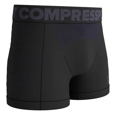 Compressport boxerky Seamless Boxer M black grey