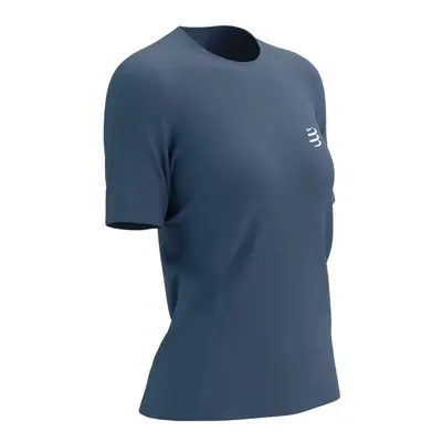 Compressport tričko Performance Ss Tshirt W indigo