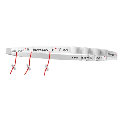 Compressport běžecký pásek Race Belt white