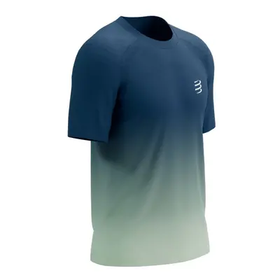 Compressport tričko Performance Ss Tshirt M poseidon ice flow