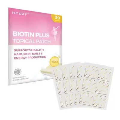 Hodaf Biotin Plus Topical Patch – zdravější vlasy, nehty a pleť bez tablet!