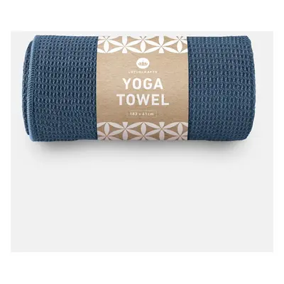 Lotuscrafts Yoga Towel GRIP ručník na jogu 183 x 61 cm Barva: Tmavě modrá