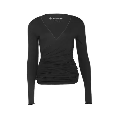 Bodhi Yamadhi Bodhi Yoga Yamadhi Wrap Jacket zavinovací top černý Velikost: S