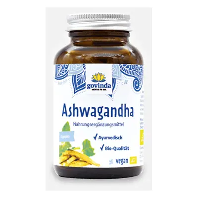 Govinda Ashwagandha energie, vitalita, sex, 90 kapslí, 45 g, BIO