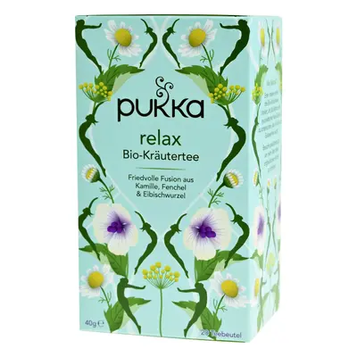 PUKKA Herbs Ajurvédský Bio čaj Relax s heřmánkem 20 ks