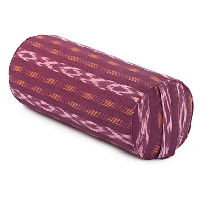 Bodhi Yoga Bodhi Bolster na jógu ETHNO kolekce špalda 100% bavlna 65 x 23 cm Barva: Bordová