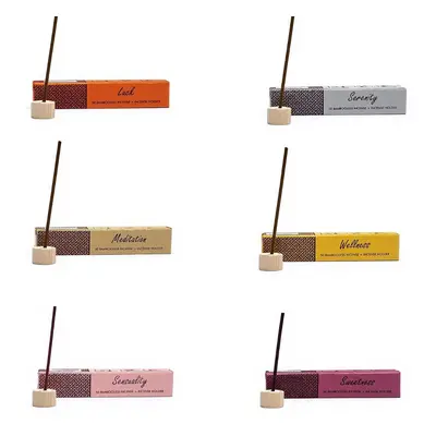 Phoenix Import Herbal incense bambooless vonné tyčinky s malým stojanem 34 g Vůně: Serenity