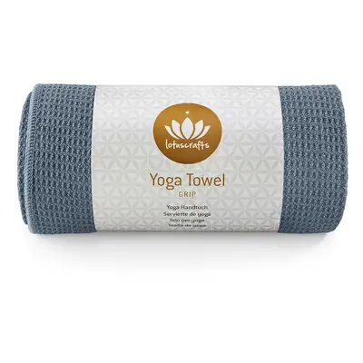 Lotuscrafts Yoga Towel GRIP ručník na jogu 183 x 61 cm Barva: Šedomodrá (Cornflower)