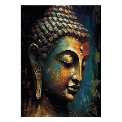 Slnečná mandala Flexity plakát na zeď Buddha - Siddhártha Gautama 30x40 cm, 250 g papír Typ: 8