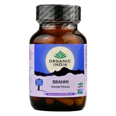 Organic India Brahmi stres, vitalita, duševní rovnováha kapsle 60 ks