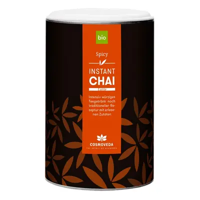 Cosmoveda Spicy Instant Chai Latte bio instantní čaj se zázvorem a pippali 180 g