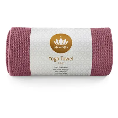 Lotuscrafts Yoga Towel GRIP ručník na jogu 183 x 61 cm Barva: Baklažánová