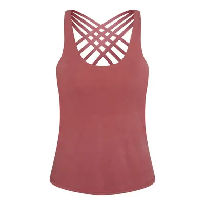 Bodhi Niyama Essentials NIRA Yoga Top dámské tílko Barva: Rust Red, Velikost: XL