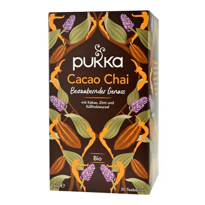 PUKKA Herbs ájurvédský Bio čaj Cacao Chai 20 sáčků