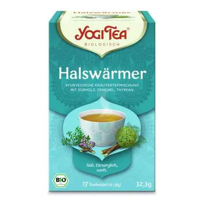 Yogi Tea Throat comfort (úleva hrdla) - Ajurvédský bylinný čaj porcovaný BIO 17 × 1,95 g