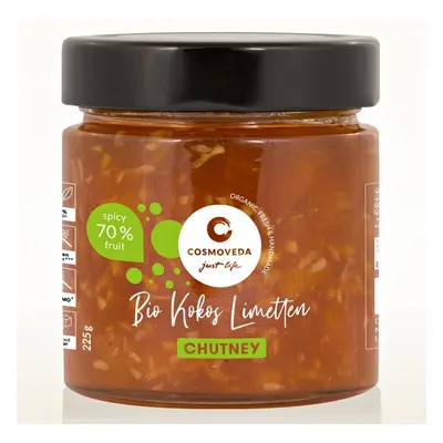 Cosmoveda Cocos Lime Chutney čatní s kokosem a limetkou 225 g, BIO