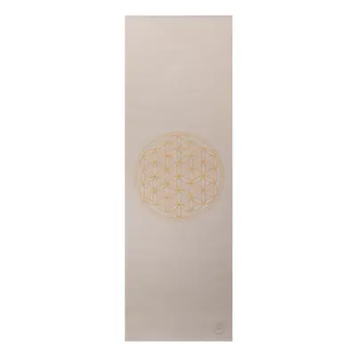 Bodhi Yoga Bodhi Leela Květ života jóga podložka Květ života stříbrný 183 x 60 cm x 4 mm