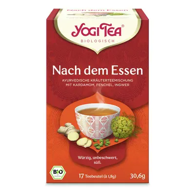 Yogi Tea Stomach ease (na trávení) - Ajurvédský bylinný čaj porcovaný BIO 17 × 1,8 g