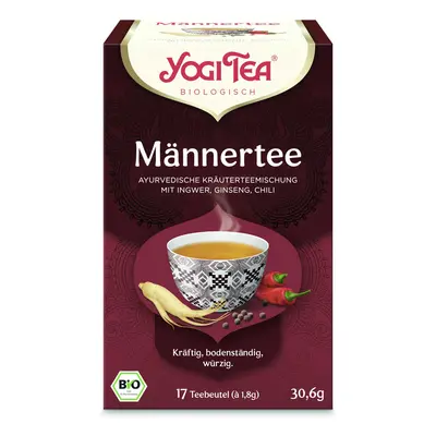 Yogi Tea Bio Ajurvédský bylinný čaj porcovaný Men´s Tea (Männer tee) organic s výtažkem z koření