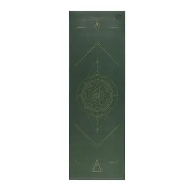 Bodhi Yoga Bodhi Leela Yantra jóga podložka 183 x 60 cm x 4 mm Barva: Tmavě zelená