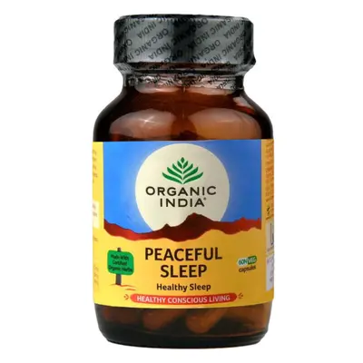 Organic India Peaceful Sleep kapsle 60 ks Zdravý a klidný spánek