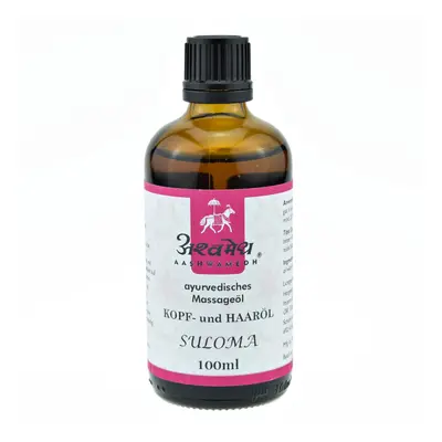 Aashwamedh Suloma Ayurveda oil olej na masáž hlavy, vlasový olej 100 ml