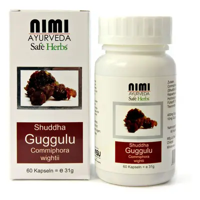 Classic Ayurveda Nimi Ayurveda Guggul Extract (Shudda Guggulu), 60 capsules 31 g