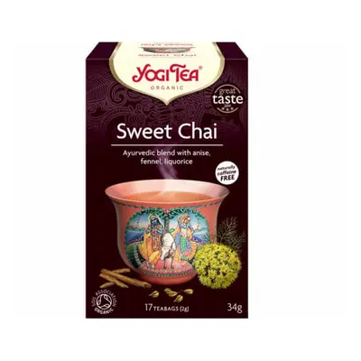 Bio Sladký chai Yogi Tea 17 x 2 g