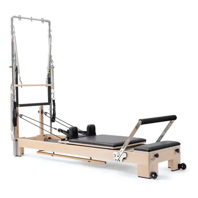 Elina Pilates Wooden Reformer Lignum 242 cm Barva: Černá s věží