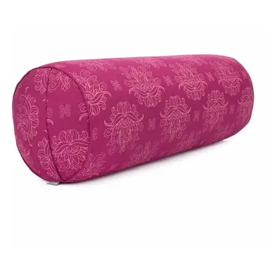 Bodhi Yoga Bodhi Maharaja Bolster na jógu Lotus Berry (růžová) 65 x 23 cm Náplň: Špalda