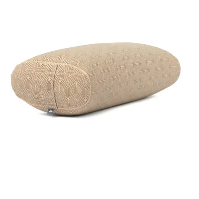 Bodhi Yoga OVAL jógový válec 72,5 x 30 x 17 cm náplň špalda Barva: Zlatá