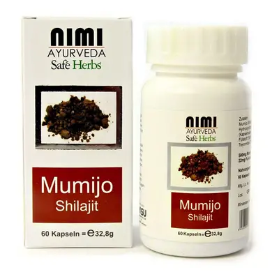 Nimi Ayurveda Mumijo Shilajit komplex minerálů kapsle 60 ks