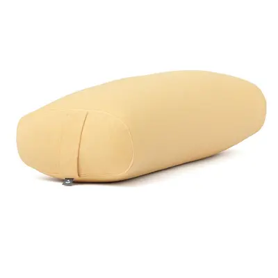 Bodhi Yoga OVAL jógový válec 72,5 x 30 x 17 cm náplň špalda Barva: Žlutá