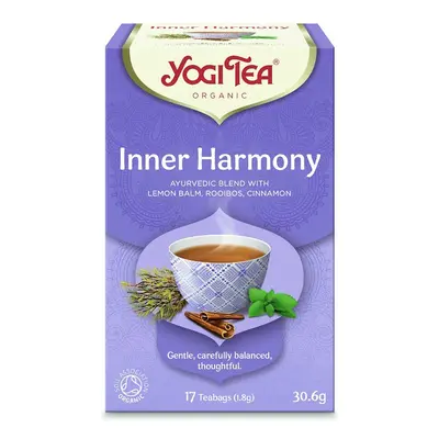 Yogi Tea Inner Harmony meduňka, květy levandule, skořice 17 x 1,8 g