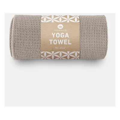 Lotuscrafts Yoga Towel GRIP ručník na jogu 183 x 61 cm Barva: Taupe