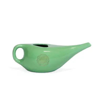 Bodhi Yoga Bodhi Neti Pot Mandala Konévka na výplach nosu 250 ml - nosní sprcha Barva: Zelená