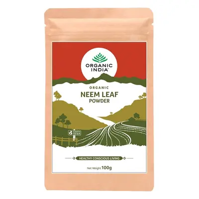 Organic India Organic Indie Neem Leaf bylinný prášek Neem 100 g