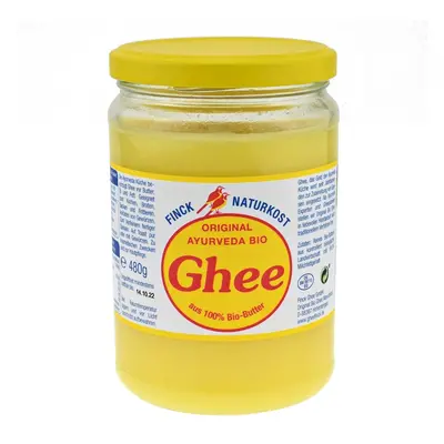 Finck Naturkost Ghee 100% bio ajurvédské máslo 220 g, 480 g Objem: 480 g