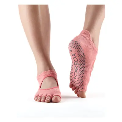 Toesox Halftoe Bellarina Grip protiskluzové ponožky (Melon) Velikost: S 36-38