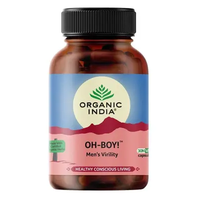 Organic India Organic Indie Oh-Boy! podpora potence a vitality mužů, zvýšení libida 30 ks