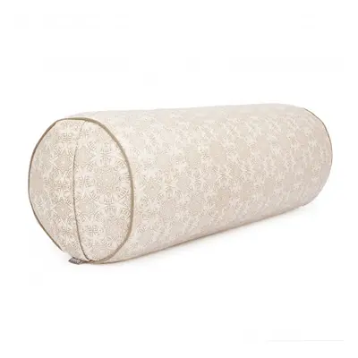 Bodhi Yoga Bodhi Maharaja Bolster na jógu Madurai ecru (béžová) 65 x 23 cm Náplň: Špalda