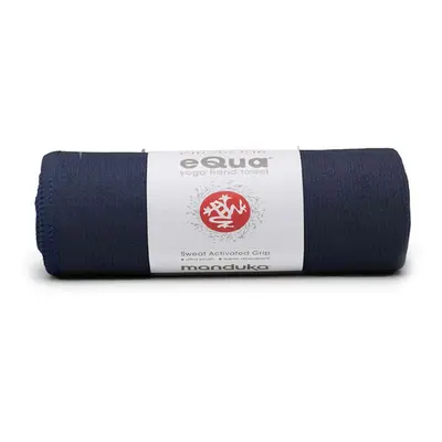 Manduka equa® jóga ručník na ruce 67 x 40 cm Barva: Midnight