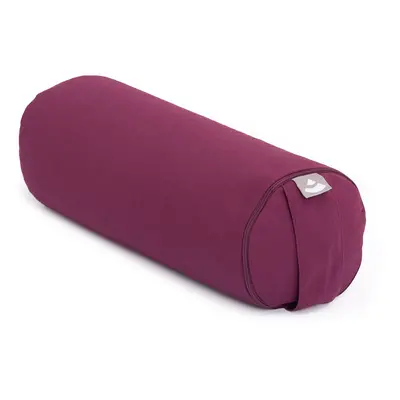 Bodhi Yoga MINI Bolster válec Neckroll ECO 100% organická bavlna 38 x 14 cm Barva: Baklažánová