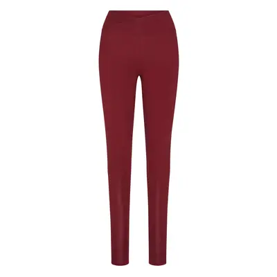 Bodhi Yamadhi Bodhi Yoga Yamadhi Basic Leggings crossed waist Organic cotton legíny vínovo-červe