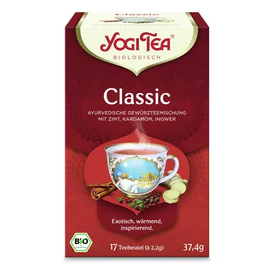 Yogi Tea Classic (Klasik) ajurvédsky bylinný čaj, 17×2,2g