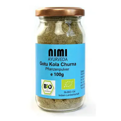 Nimi Ayurveda Gotu Kola Churna BIO organický prášek Mandukaparni 100 g