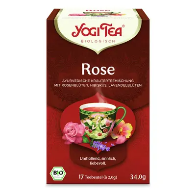 Yogi Tea Rose Tao Tea s růží 17 x 1,8 g